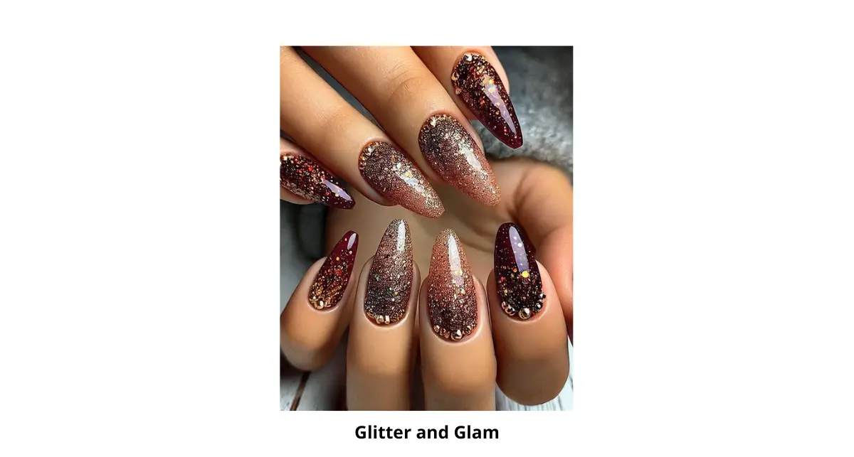 Glitter and Glam Nail Design