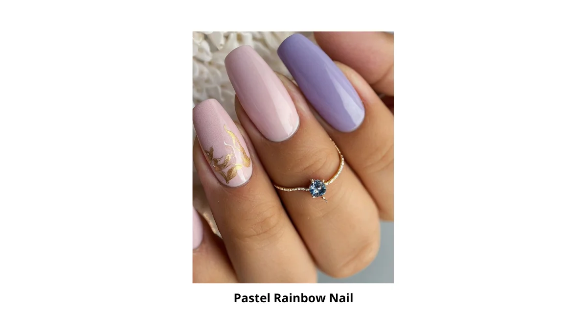 Patel Rainbow Nail Design