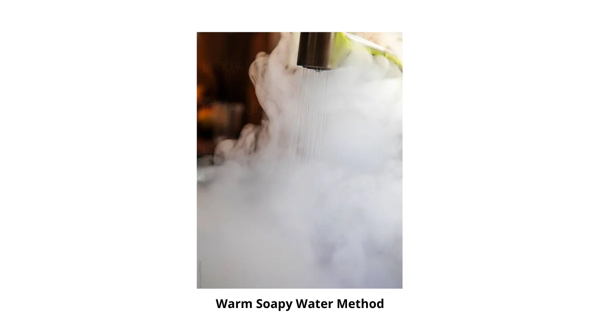 Warm Soapy Water Method