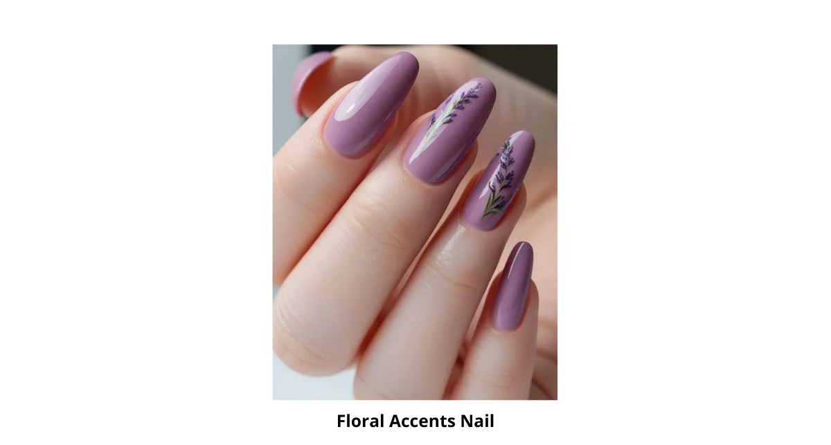 Floral Accents nail design