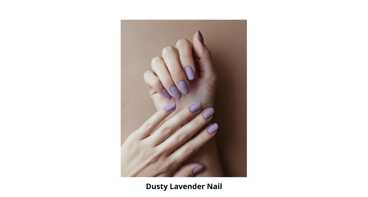 Dusty Lavender Nail Design