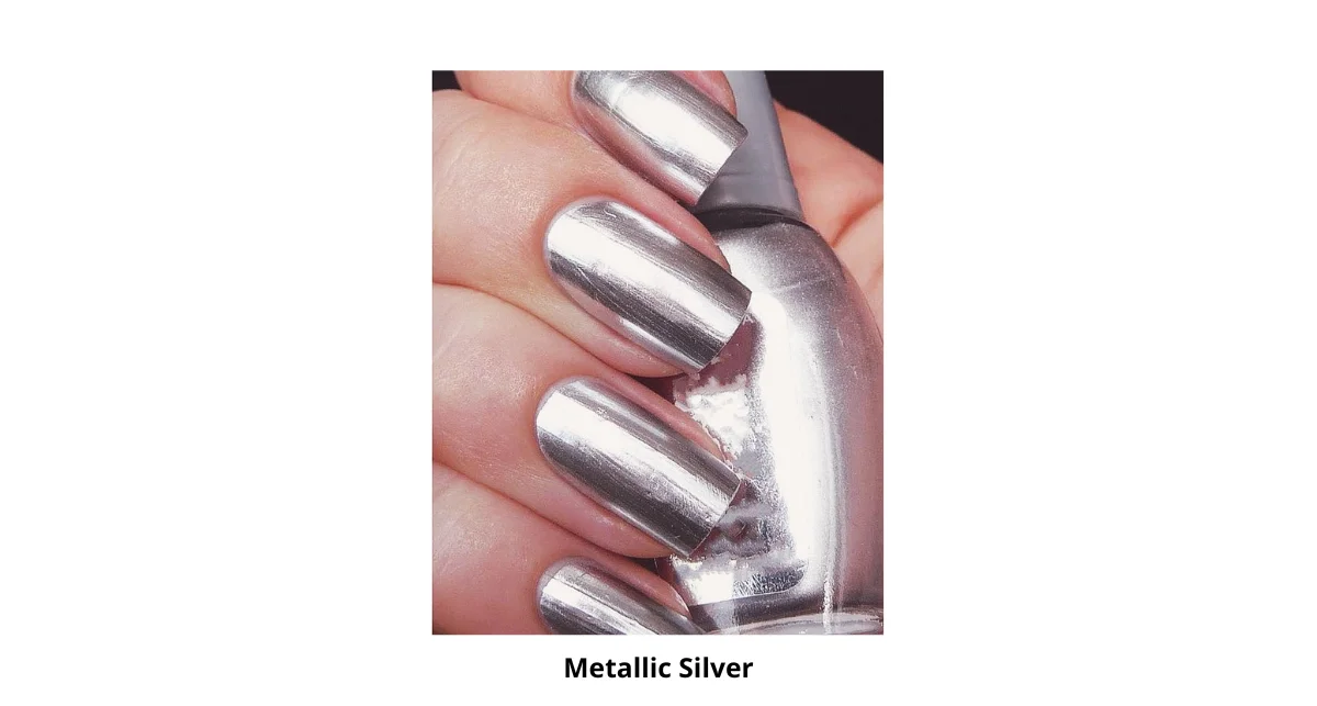 Metallic Silver Nail Polish