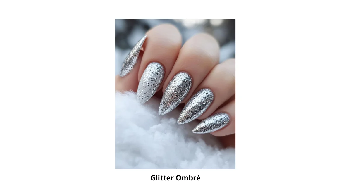 Glitter Ombre Nail Design