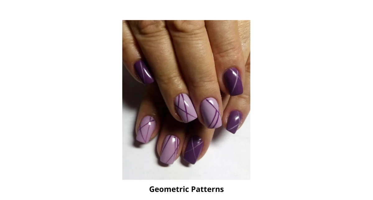 Geometric Patterns Nail Design