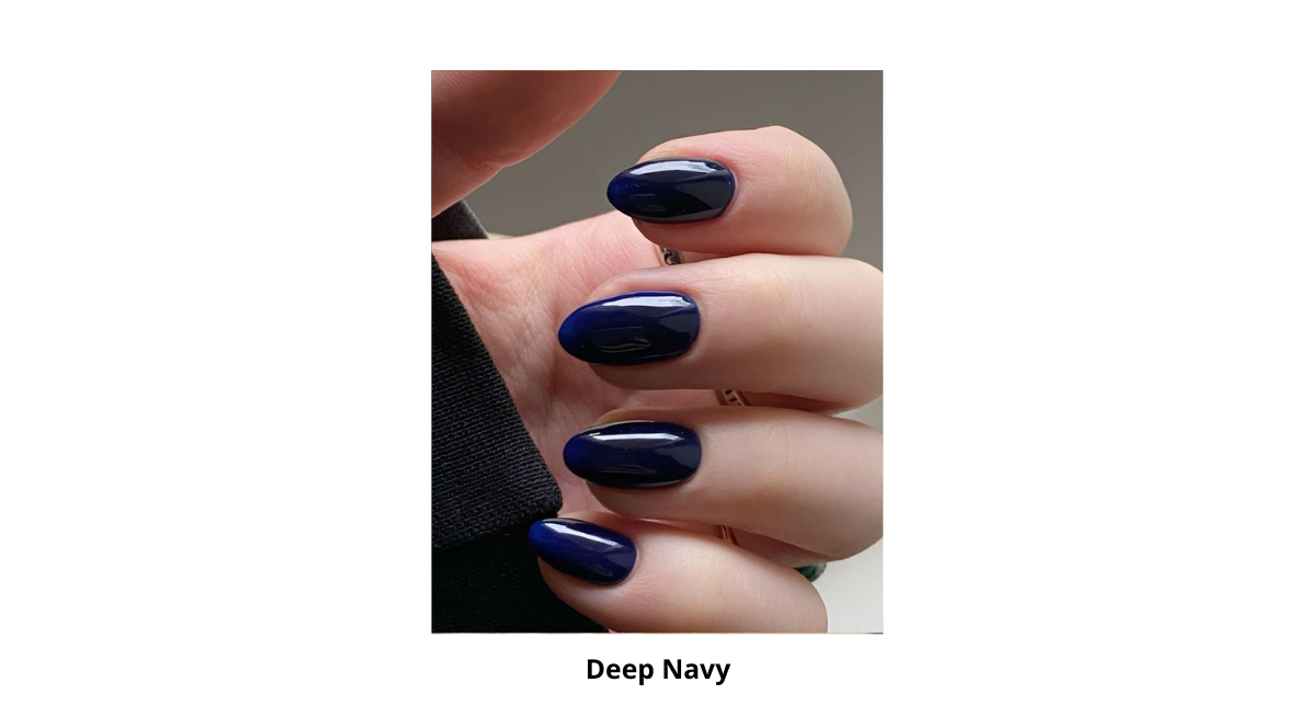 Deep Navy Nial Designs