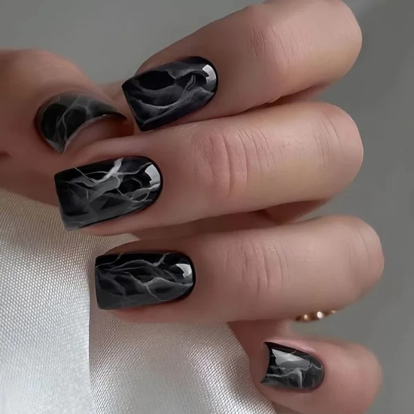 Marble Muse Nail Design