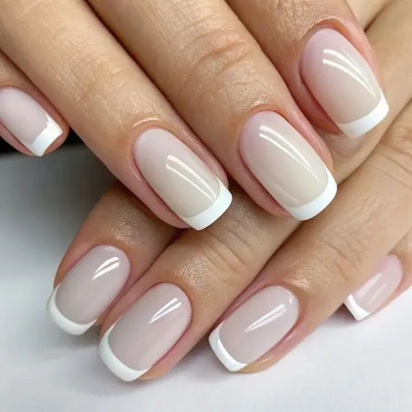 Glossy Perfection Nail Design